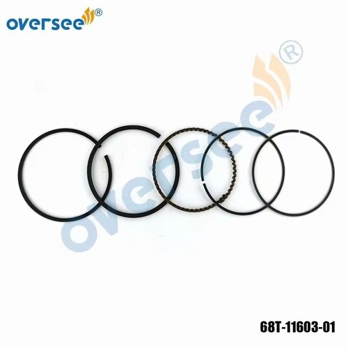 68T-11603-01-00 PISTON RING SET (STD) For Yamaha 6-8-9.9HP Outboard T9.9 F8 F9.9 - Picture 2 of 4