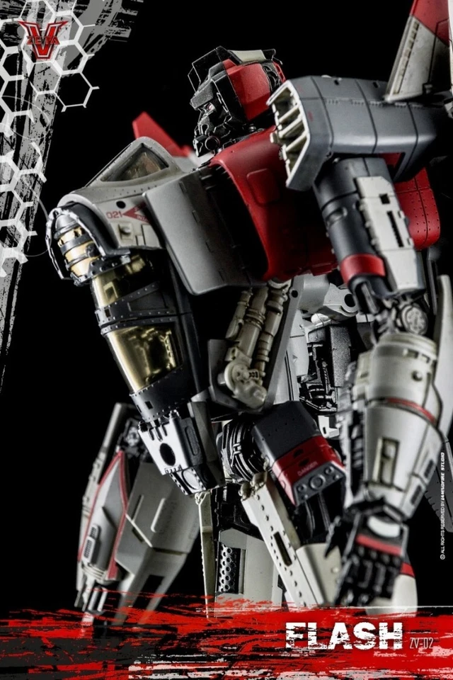 Zeta ZV02 ZV-02 Thunder Warrior Blitzwing Mvoie version Robot Figure toy STOCK - Image 2 of 4