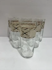 Studio Nova Bandelara Set Of 6 Tumbler Highball Glasses 6.5” Tall