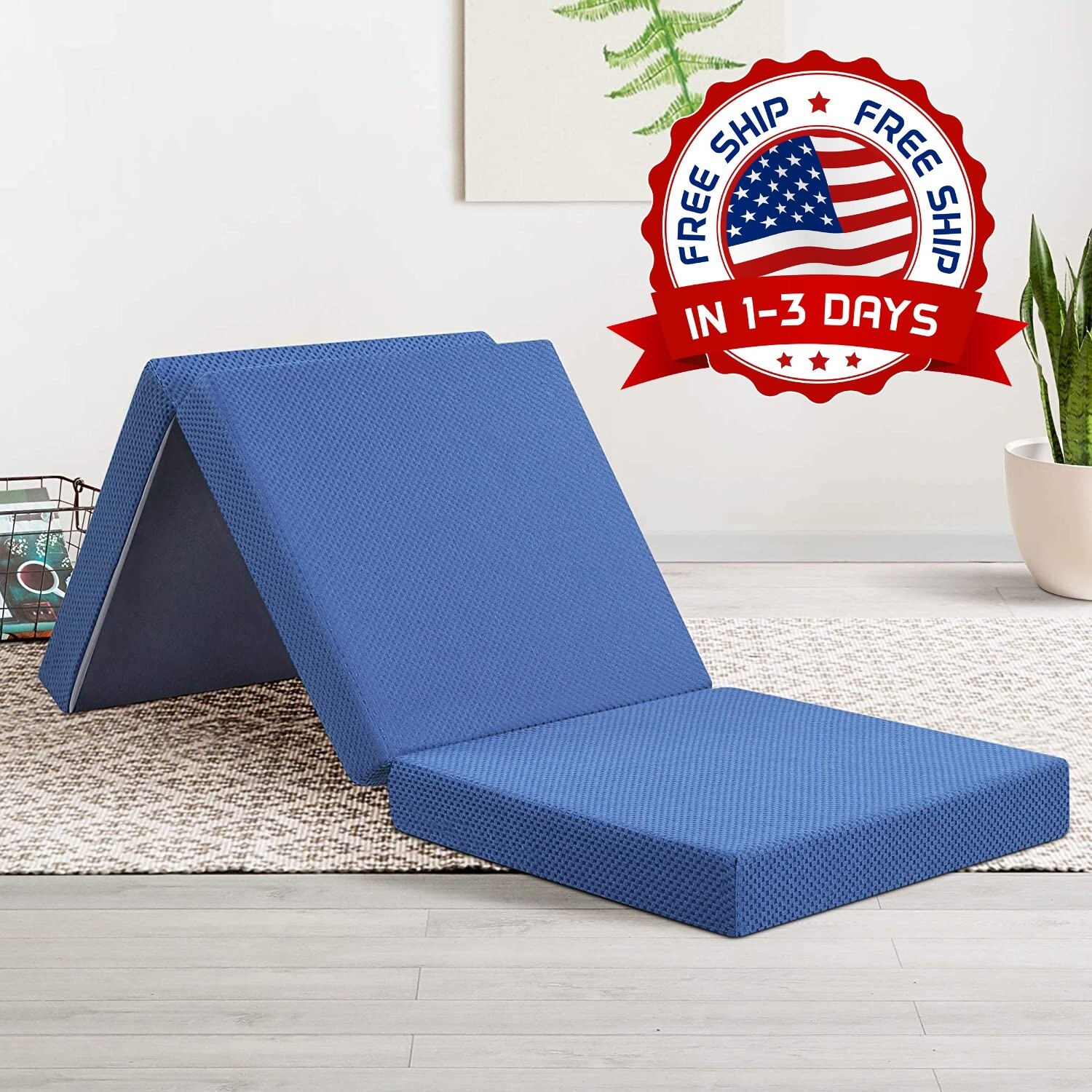 Colchonetas Para Dormir En El Suelo Para Adultos Niños 75 x 25 x 4 Pulgadas NUEVO