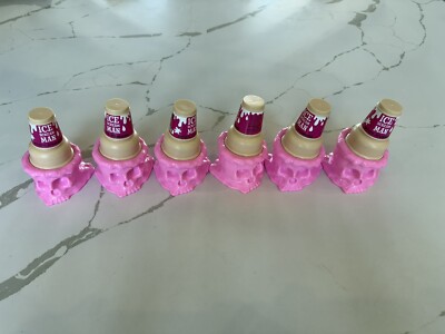 NEW Skulls ICE SCREAM MAN (Lot of 6 Cones) Pink