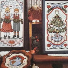 Jeremiah Junction Boughs Of Holly Merry Christmas Tree Peace Cross Stitch JL145