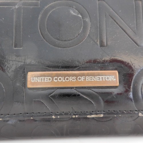 PORTEFEUILLE PORTEMONNAIE UNITED COLORS OF BENETTON VINTAGE CUIR OU SIMILI ITALY - Imagen 2 de 12