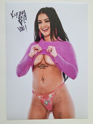 Ryan Reid Sexy AVN Adult Model signed  20x30cm Foto Autogramm Autograph IP1