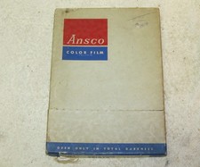 Vintage ANSCO Color Printon 5x7 Film 6 Sheets w/Box J753