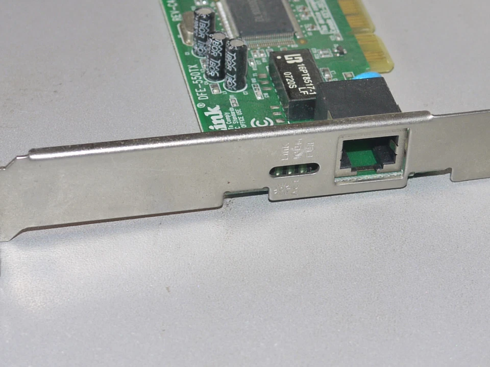 PCI Netzwerkkarte - D-Link DFE-550TX - 10/100 mbit RJ45 - Ethernet LAN - Bild 2 von 2