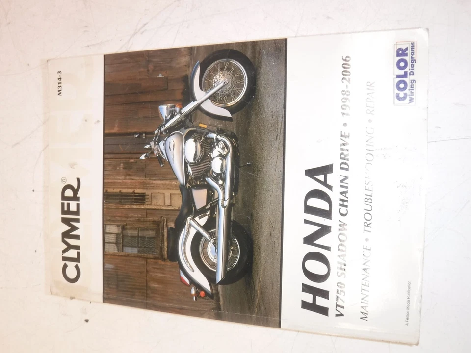 Manual Clymer - Transmisión por cadena Honda VT750 Shadow 98-06 M314-3 Foto 2 de 4