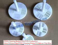 PTFE Cleaning Basket/ITO/FTO Conductive Glass/Silicon Chip PTFE Cleaning