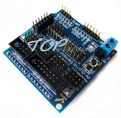 Arduino UNO MEGA Duemilanove Sensor Shield V5 Digital Analog Module Servo Motor