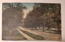 Postal de colección Ridgefield, CT Main S…