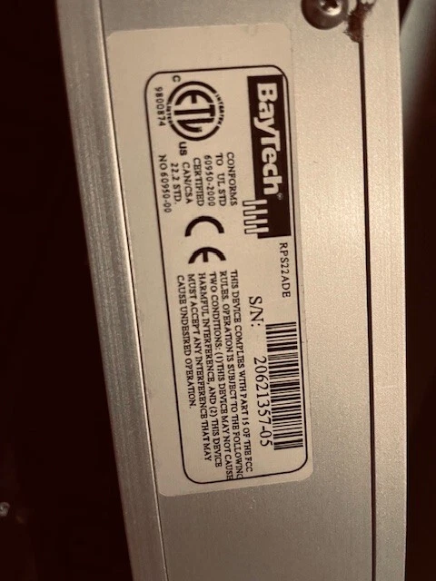 Baytech Power Distribution Unit, P/N: MP# RPS22ADE - Image 4 of 4