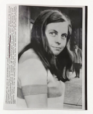 1969 Bernadette Devlin McAliskey British Parliament Member Vintage Press Photo