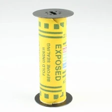 EMPTY Kodak Metal 116 Roll Film Spool with Backing Paper - Respooling or Display