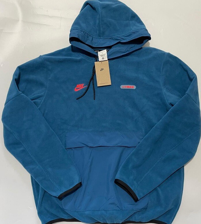 NIKE AIR MAX THERMA- FIT POLAR FLEECE HOODIE MENS SIZE MEDIUM