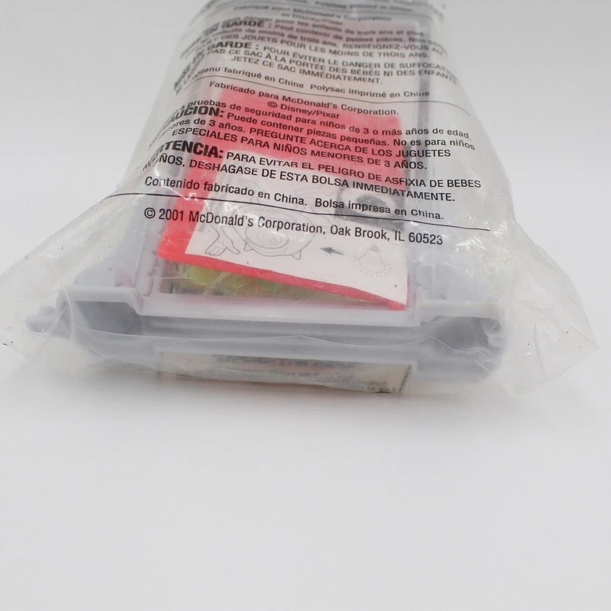 Figura Happy Meal 2001 Monsters Inc McDonald's Mike Wazowski & Door adorno de pastel Foto 4 de 4
