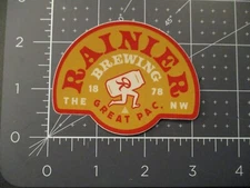 RAINIER Washington dc running can lgo STICKER decal craft beer brewery brewing U
