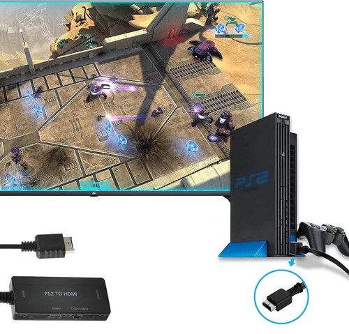 PS2 to HDMI Converter 1080P HD Monitor HDTV Video Adapter for PlayStation 1/2/3 - Picture 6 of 9