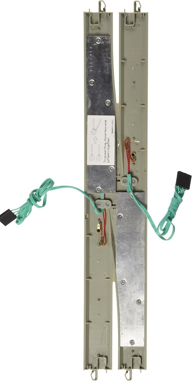 Industries E-Z Track 6 Single Crossover Turnout - Right (1/Card) N Scale, Grey