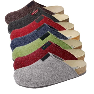 Weeger Laminat Bio-Hausschuhpantoffel ABS-antislip Unisex Made in Germany 48017