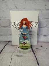 Russ Berrie & Co. Country Gatherings Bless This Home red hair Angel #21439 A15
