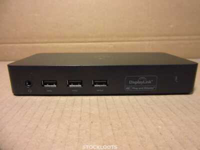 Dell 36M9K USB 3.0 Ultra HD/4K Triple Display Docking Station D3100 EXCL PSU