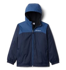 Columbia Youth Boys Glennaker Sherpa Jacket, Collegiate Navy/Night Tide, Medium