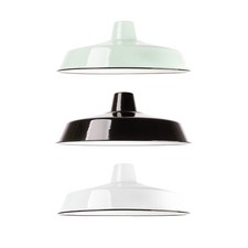 B-WARE Lampenschirm Emaille Industrielampe Fabriklampe Vintage 46cm