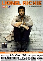 Lionel Richie - One World, Frankfurt 2004 | Konzertplakat | Poster