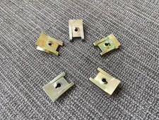 TESLA CAR U-TYPE BUMPER FENDER METAL TRIM PANEL FASTENER 5X