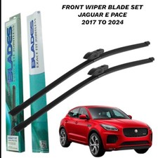 Front Wiper Baldes Set Pair Fits Jaguar E-Pace SUV 2017 - 2024
