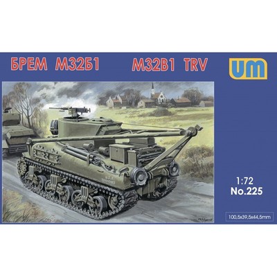 UNIMODELS UM 225 Plastic scale models kit Scale 1:72 M32B1 tank recovery vehicle