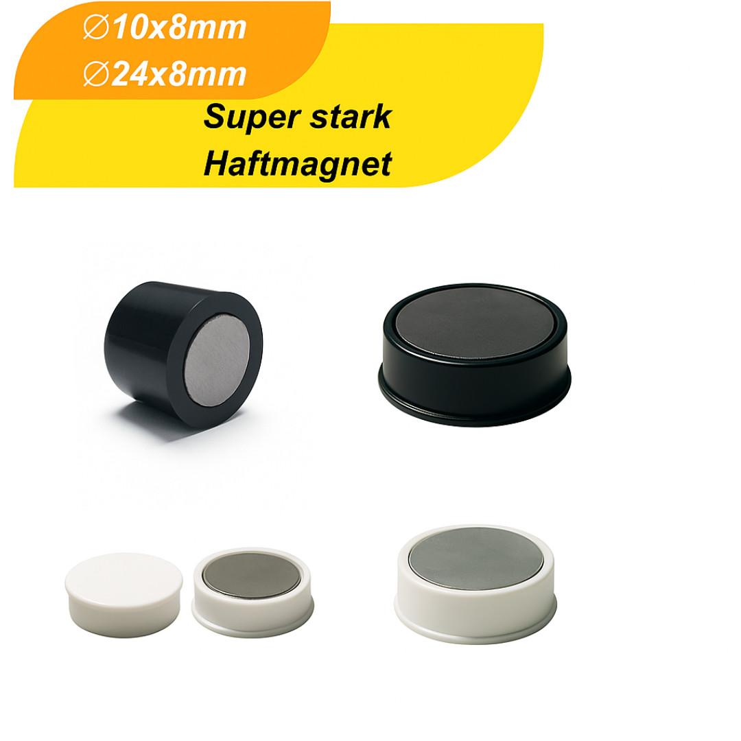 Magnete Bunt Farbig wählbar Pinnwand Magnet Haftmagnete Haushalt Kühlschrank