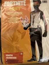 Fortnite Halloween Drift (Youth Size Large 10-12) Costume With Mask New Sealed