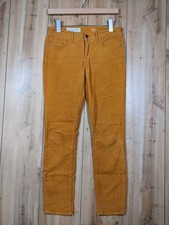 Anthropologie Pilcro Corduroy Pants Womens 26 Low Rise Tapered Leg Jeans
