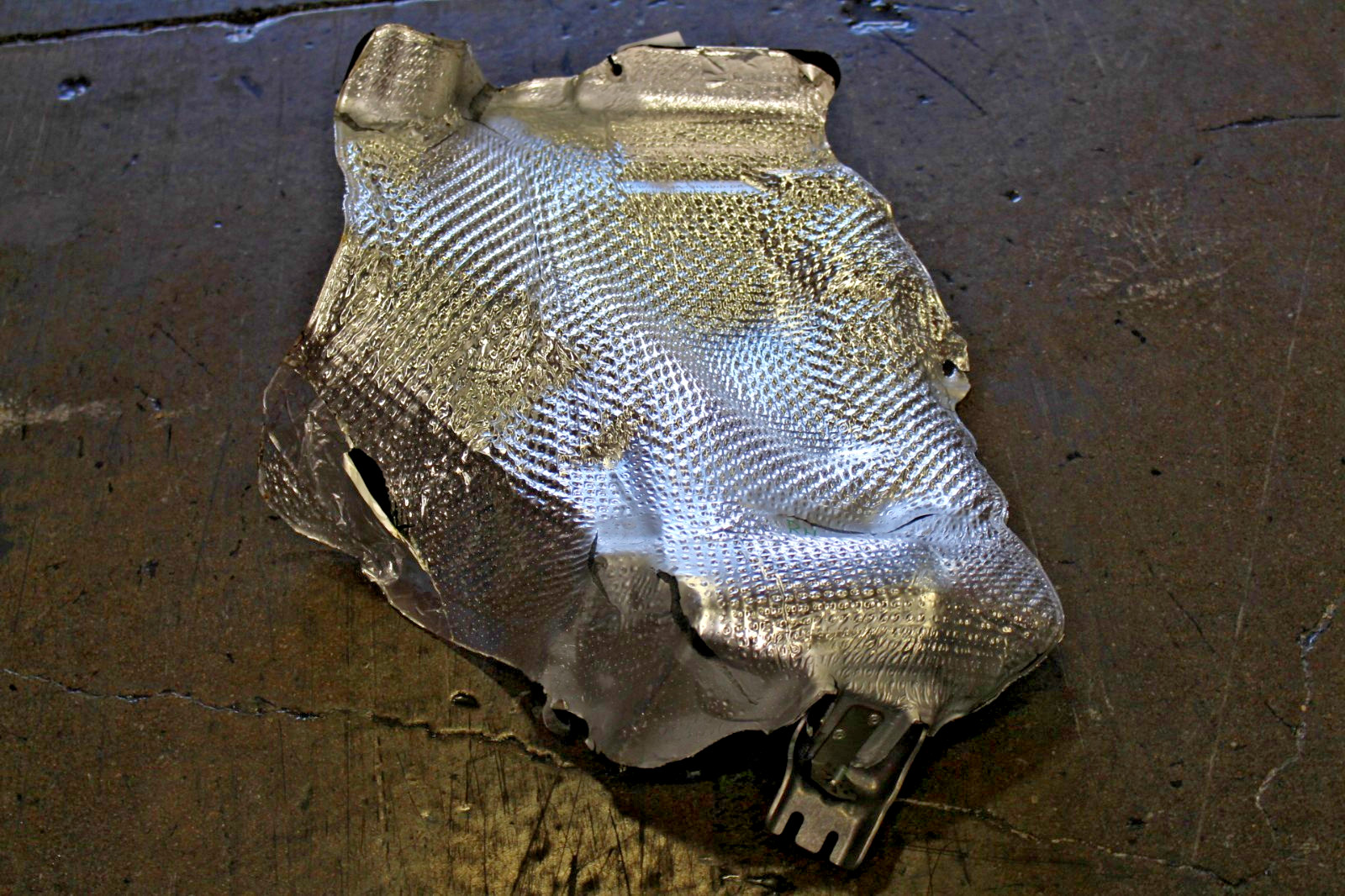 Ferrari 296 GTB, RH, Right, Fuel Tank Heat Shield, Used, P/N 963428