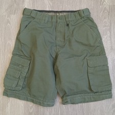 BSA Boy Scouts Youth MED Shorts Olive Green 8 Pocket Cargo Convertible No Legs