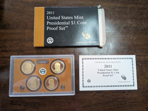 2011 US Mint Presidential $1 Coin Proof Set with OGP & COA - Picture 1 of 2