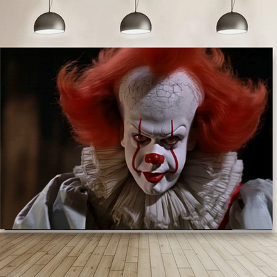 It Pennywise Clown Tapeten Wohnzimmer Schlafzimmer Tapete Wandtapete Dekoration