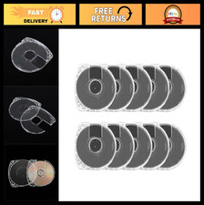 10pcs Clear Storage Cases for UMD Game Discs - Compatible with Sony PSP 1000/200