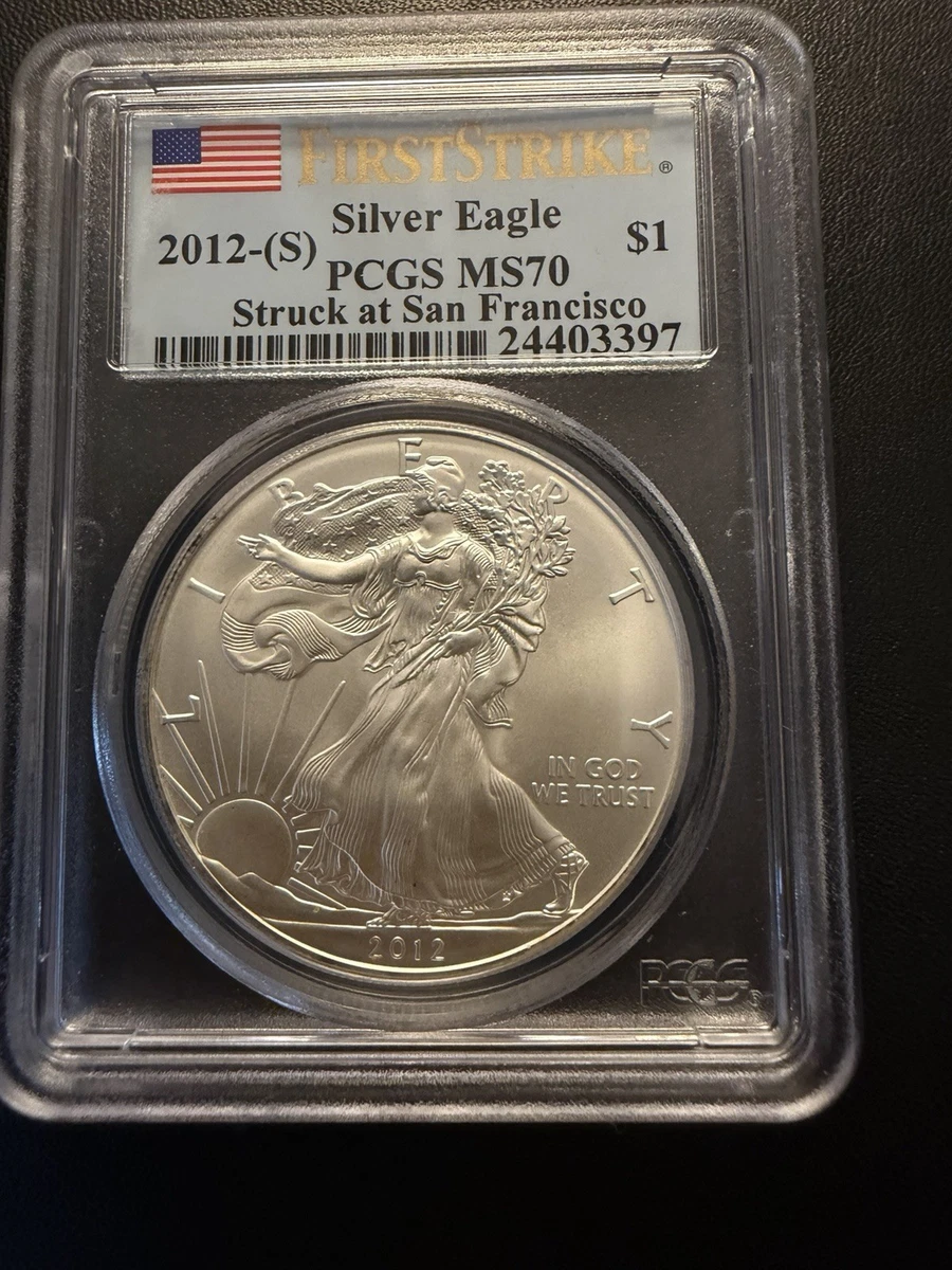 American Eagle MS 70 Graded 2012 Silver Bullion Coins for sale | eBay