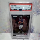 Caleb Williams Panini Prizm 2024 #301 Chicago Bears Rookie Football Card PSA 9