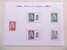2018 France timbre Bloc feuillet BF143 neuf **- Marianne l'engagée