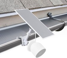 Wasserstein 2-in-1 Gutter Mount for Camera and Solar -Google Nest Cam Battery 