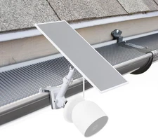 Wasserstein 2-in-1 Gutter Mount for Camera and Solar -Google Nest Cam (Battery)