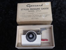 Vintage Garrard Stylus Pressure Gauge Model SPG3 w/ Test Weight - All Original