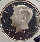 2003-S 50C Silver  (Proof) Kennedy Half Dollar