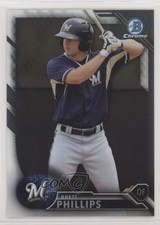 2016 Bowman Draft Chrome Top Prospects Brett Phillips #BDC-175 y0i