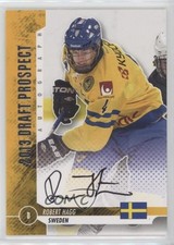 2013 ITG Draft Prospects Auto Silver Robert Hagg #A-RH2 Auto 2d8