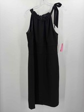 Pre-Owned Ann Taylor Black Size 10 Midi Sleeveless Dress