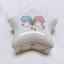 Sanrio Little Twin Stars Star Shape Ceramic Canister Vintage Showa Rare